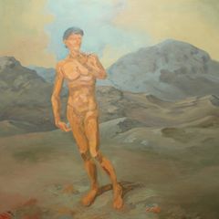 David, 89x110 cm, olje på lerret, Vemund Hakvåg, 2014--15